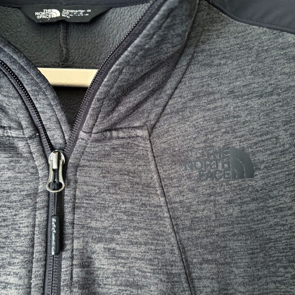 The North Face | Shastina Full Zip Fleece Jacket Slim Fit Dark Gray Medium - Picture 4 of 12